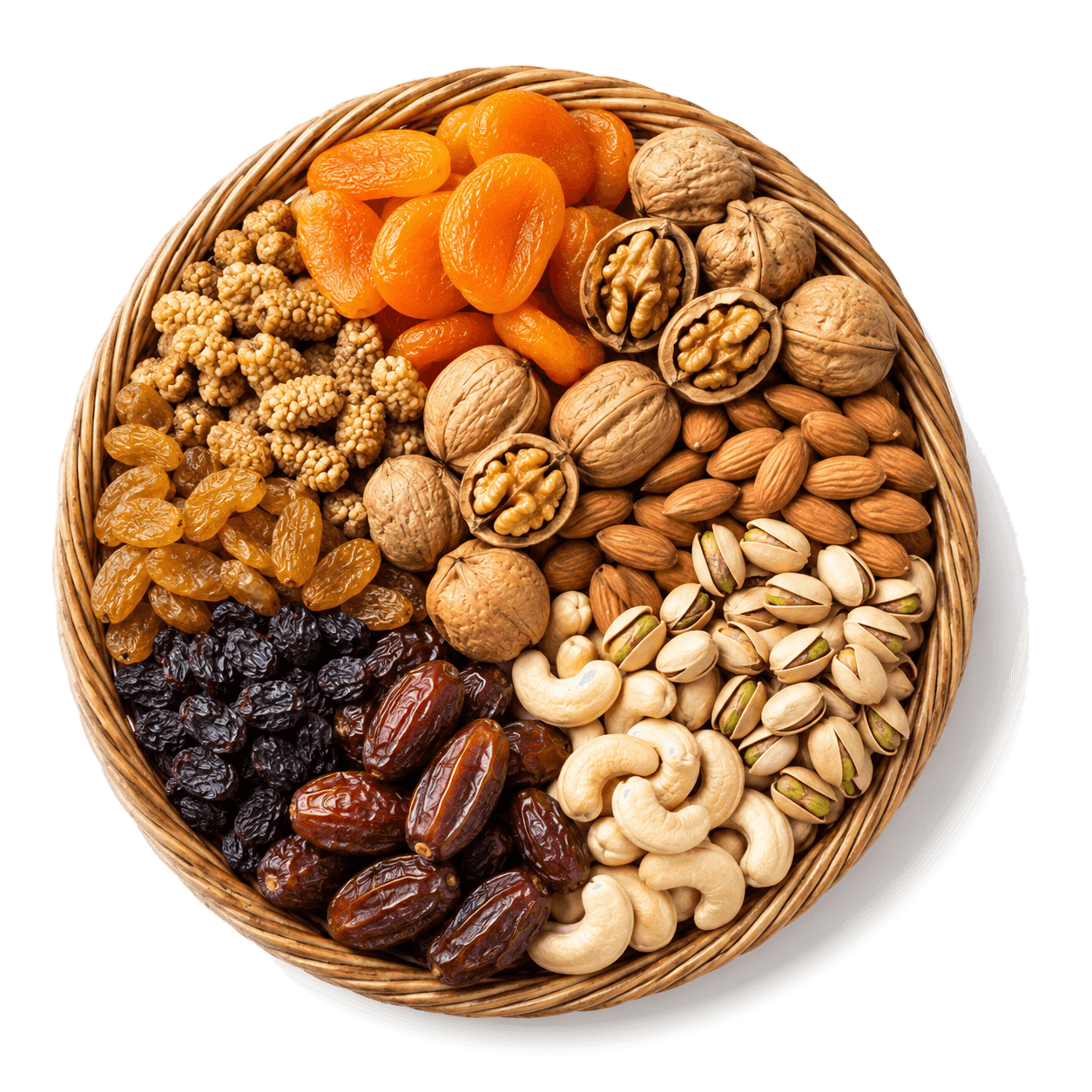 Basket of Gilgit Baltistan dry fruits